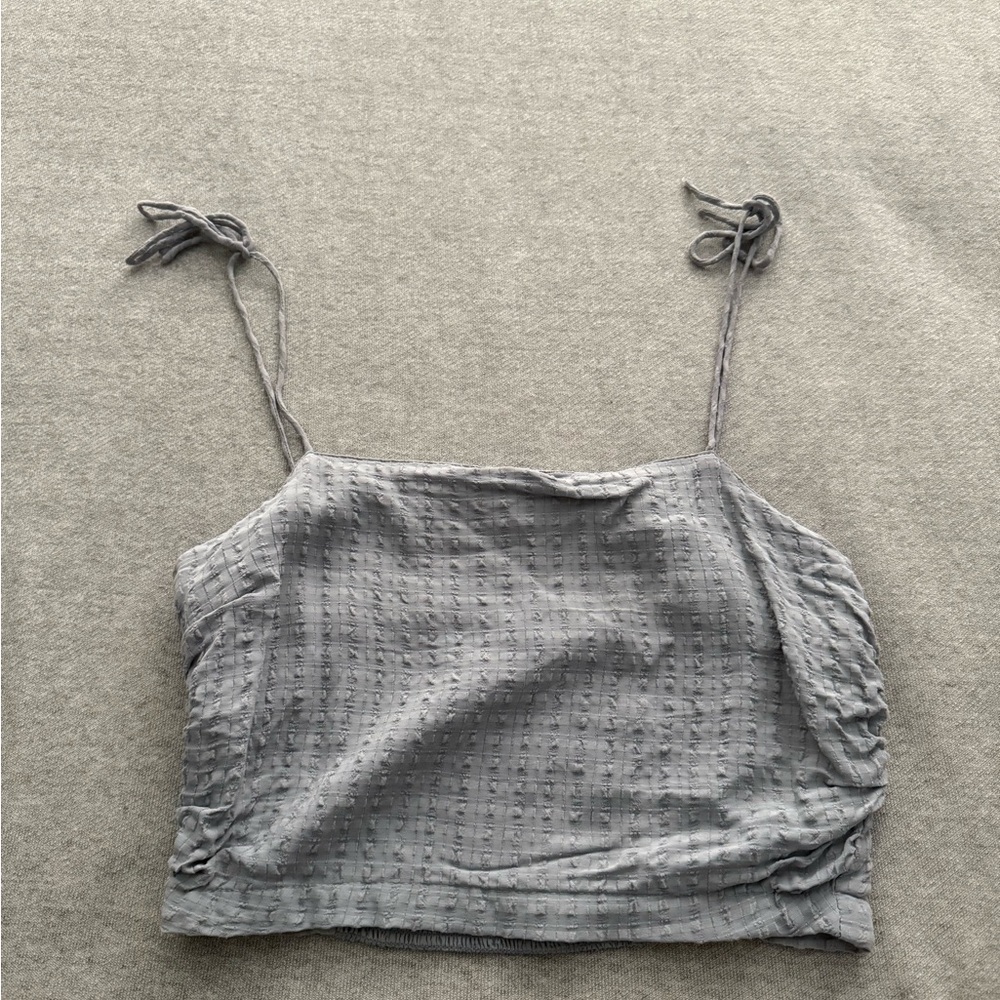 Amuse Society Charcoal Textured Camisole